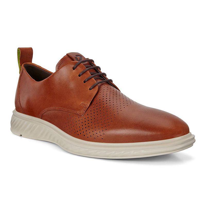 Zapatos Derby Ecco St.1 Hybrid Para Hombre,Marrones,524016-HQY